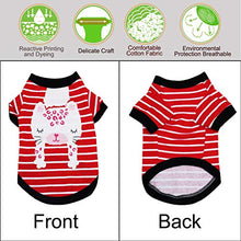 Carica l&#39;immagine nel visualizzatore di Gallery, sourcing mappa Cane T Shirt Cotone Costume Gatto Pet Felpa L, rosso, bianco.