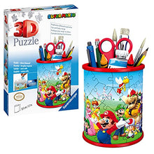 Carica l'immagine nel visualizzatore di Gallery, Ravensburger - 3D Puzzle Portapenne Super Mario, 54 Pezzi, 6+ Anni