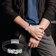 Carica l&#39;immagine nel visualizzatore di Gallery, Merclix Regali Per Lui Natale Bracciale Uomo Idee Regalo Fidanzato Compleanno Amore Regalo Per Lui Regalo Marito Idee Regalo Uomo Compleanno Regalo Anniversario Per Lui Regalo Anniversario Matrimonio