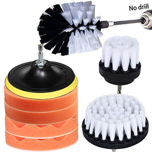 Kagni Kit Pulizia Auto,Spugne e Spazzole,125mm Tamponi Lucidatura per...