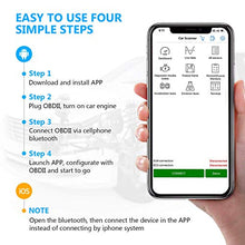 Carica l&#39;immagine nel visualizzatore di Gallery, OBD2 Bluetooth 4.0, Smaier OBDII Nuova Versione Diagnosi per Auto, Mini... - Ilgrandebazar
