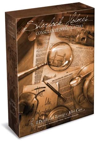 Asmodee Italia- Asmodee-Sherlock Holmes Consulente Investigativo: I Delitti del Tamigi e Altri Casi-Gioco da Tavolo, Edizione in Italiano (8551), 8551bis
