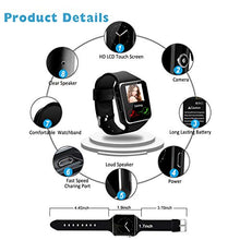Carica l&#39;immagine nel visualizzatore di Gallery, Bluetooth Smartwatch con Camera,Smart Watch Phone Smart - Ilgrandebazar