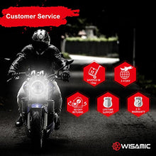 Carica l&#39;immagine nel visualizzatore di Gallery, Wisamic 5-3/4 5.75 pollice LED Headlight compatibile con Harley Davidson nera - Ilgrandebazar