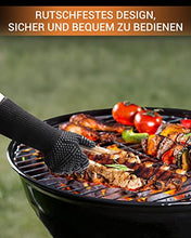 Carica l'immagine nel visualizzatore di Gallery, OUTDOUSE Guanti da barbecue, Guanti BBQ Guanti da Forno, Accessori BBQ Ingnifughi Per Griglia, Camino, Cottura Al Forno (1 Paio)