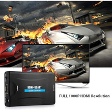 Carica l'immagine nel visualizzatore di Gallery, HDMI a SCART convertitore adattatore to 1080p a SCART,...