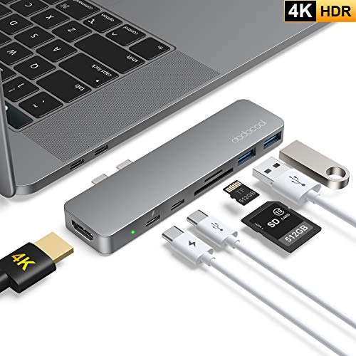 dodocool HUB USB Adattatore 7 in 1 per MacBook PRO 2018/2019/2017/2016...