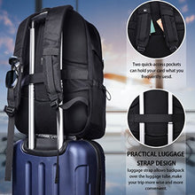 Carica l&#39;immagine nel visualizzatore di Gallery, Zaino per PC 17,3 Pollici Laptop Impermeabile Anti-furto USB Zaini da Nero