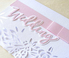 Carica l&#39;immagine nel visualizzatore di Gallery, Wedding - Matrimonio - super bianco - traforato - biglietto d&#39;auguri... - Ilgrandebazar