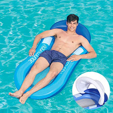 Carica l&#39;immagine nel visualizzatore di Gallery, Queta Materasso Gonfiabile Piscina Amaca Mare Materassino Blu