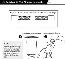 Carica l&#39;immagine nel visualizzatore di Gallery, ACGAM Soffione Doccia Alta Pressione Anticalcare + 2 M Flessibile Doccia,5...