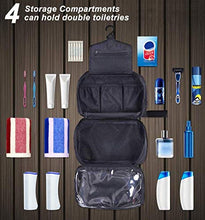 Carica l'immagine nel visualizzatore di Gallery, Beauty Case da Viaggio Uomo Donna, AIOR Borsa Porta Cosmetici Trucchi Nero - Ilgrandebazar