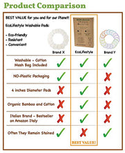 Carica l'immagine nel visualizzatore di Gallery, AM NT Dischetti Struccanti Lavabili in Bambù 12 Maxi Struccanti...