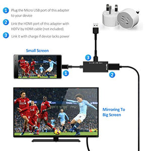 Adattatore cavo MHL Micro USB a HDMI, a HDMI 1080P Convertitore nero - Ilgrandebazar