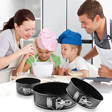 Carica l&#39;immagine nel visualizzatore di Gallery, EKKONG Teglia da Forno Rotonda, con Fondo Piatto, Rivestimento Set 3 - Ilgrandebazar