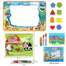 Carica l&#39;immagine nel visualizzatore di Gallery, Pachock Grande Doodle Tappeto Magico 100CM x 70CM, Acqua Tappeto... - Ilgrandebazar