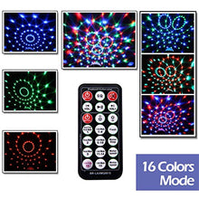Carica l&#39;immagine nel visualizzatore di Gallery, BACKTURE Luci da Palco, Discoteca LED Bluetooth con Telecomando e USB...