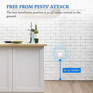 Moonssy Repellente ad Ultrasuoni per Topi Scacciatopi Repellente...