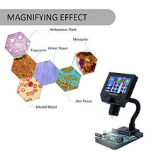 Carica l'immagine nel visualizzatore di Gallery, KKmoon Elettronico Microscopio Digitale LCD Portatile G600 con 8...