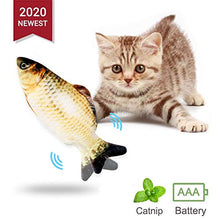 Carica l'immagine nel visualizzatore di Gallery, Suprcrne Giocattoli per Gatti, Cat Catnip Toy Pesce Danzante Simulazione...