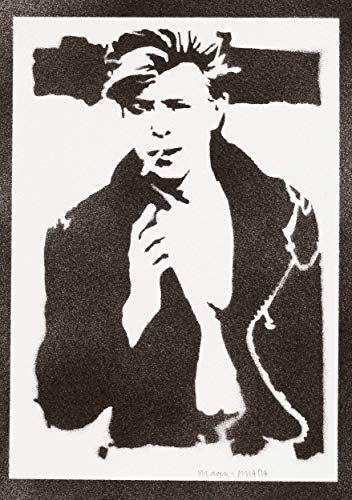 Poster David Bowie Handmade Graffiti Street Art - Artwork