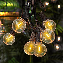 Carica l'immagine nel visualizzatore di Gallery, Zorela Catena Luminosa Esterno, 9.5M/30Ft G40 Luci da Esterno Giardino con 25+2 G40 LED Lampadine Infrangibile, Catena Luci Esterno Impermeabile IP44 per Natale, Giardino, Gazebo, Feste, Matrimonio