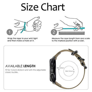 FINTIE Cinturino per Galaxy Watch 46mm/Gear S3 Samsung Gear S3, Desert Tan - Ilgrandebazar