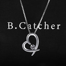 Carica l&#39;immagine nel visualizzatore di Gallery, B.Catcher Collana in Argento 925 con Pendente a Cuore Zircone - Ilgrandebazar