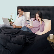 Carica l'immagine nel visualizzatore di Gallery, Purovi® Cuscino a Cuneo per letto e divano | Supporto lombare | Ideale per...