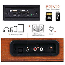 Carica l&#39;immagine nel visualizzatore di Gallery, amzdeal Giradischi Vinile 3 Velocità (33 / 45 / 78 Giri) Stereo Portatile ,...
