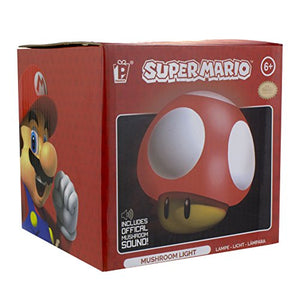 Super Mario Lampada Mushroom, Multi, One Size - Ilgrandebazar