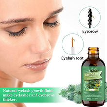 Carica l&#39;immagine nel visualizzatore di Gallery, Olio di Ricino Puro 100% - 118ml Castor Oil Spremuto a Freddo Stimola la Crescita dei Capelli, Ciglia e Sopracciglia, Cura della Barba, Unghie, Corpo e Viso - Bottiglia di Vetro con Pennelli e Pipetta