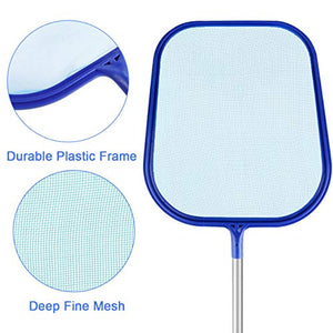 Fixget Rete Pulita per Piscina, Piscina Skimmer, Foglia atterraggio...