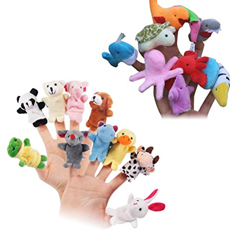 YeahiBaby 20pcs Marionette da dito animali marini Bambole Come mostrato - Ilgrandebazar