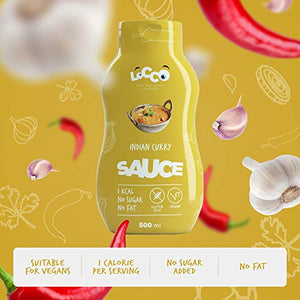 LOCCO, salsa curry indiana senza zuccheri, basso contenuto calorico