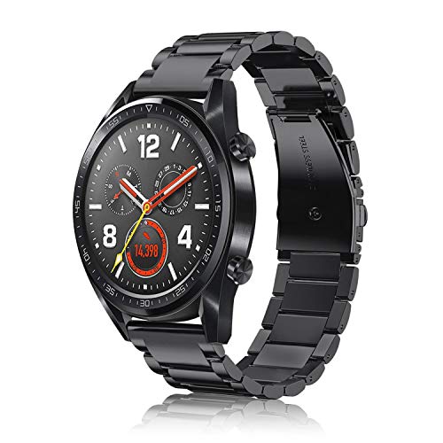 FINTIE Cinturino per Huawei Watch GT/GT 2 / GT Active/GT Elegant *Nero - Ilgrandebazar