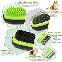 Carica l'immagine nel visualizzatore di Gallery, SAMMIU Spazzola per toelettatura Animali Domestici 5 in 1 Kit per...