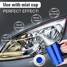 Carica l&#39;immagine nel visualizzatore di Gallery, QUNNIE 800g Kit Fluido per Riparazione fari Auto, Vapore per lucidatura fari Auto, Liquido polimerico lucidante.