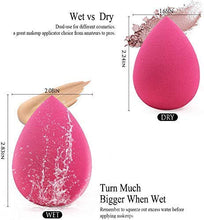Carica l&#39;immagine nel visualizzatore di Gallery, BEAKEY 5 pz Set di trucco spugna Blender beauty, fondotinta multicolore - Ilgrandebazar