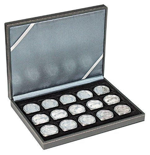 Lindner 2363-15 NERA Coin Case XM with 15 square compartments for coins or... - Ilgrandebazar