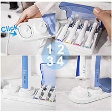 Carica l&#39;immagine nel visualizzatore di Gallery, YANSHON Porta Spazzolino Oral B Elettrico 5pz Testine B Copri... - Ilgrandebazar