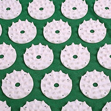 Carica l&#39;immagine nel visualizzatore di Gallery, amzdeal Set Tappetino Agopressione, Include per Agopressione+ Verde