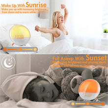 Carica l&#39;immagine nel visualizzatore di Gallery, Fitfirst Sveglia Luce Wake-up Light con Simulazione Alba/Tramonto Orologio... - Ilgrandebazar