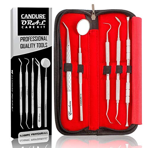 Dentale Sbiancamento dei denti Tartaro e targa Rimozione Sonda a specchio Kit - Ilgrandebazar