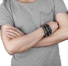 Carica l&#39;immagine nel visualizzatore di Gallery, sailimue 6 PCS Bracciale in Pelle da Uomo per e Donna Bracciali...