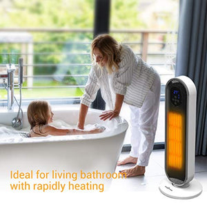 Termoventilatore Ceramica con Telecomando, PTC Riscaldatore Elettrico... - Ilgrandebazar