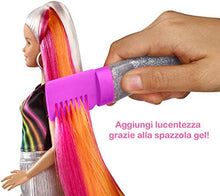 Carica l&#39;immagine nel visualizzatore di Gallery, Barbie FXN96 Rainbow Sparkle Bambola con Capelli Lunghi Arcobaleno e Tanti... - Ilgrandebazar