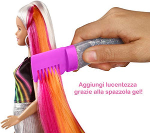 Barbie FXN96 Rainbow Sparkle Bambola con Capelli Lunghi Arcobaleno e Tanti... - Ilgrandebazar
