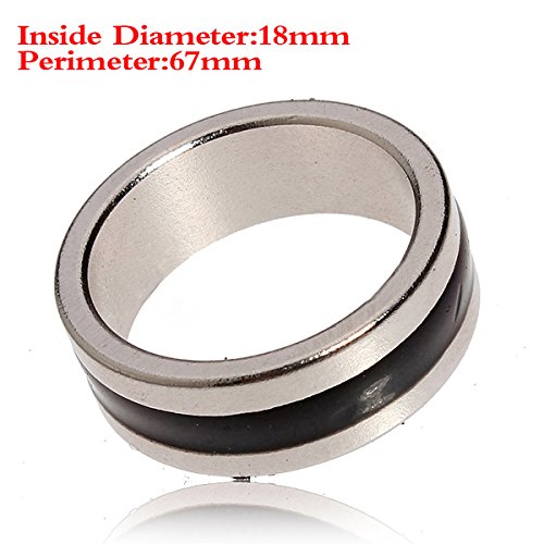 Dcolor Magic Tricks Magiche Pro Anello PK Forte magnetico Mitico Decor nero - Ilgrandebazar