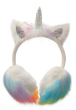 Carica l&#39;immagine nel visualizzatore di Gallery, Cuffie Paraorecchie per Ragazze nel Peluche Unicorn Design - Ilgrandebazar